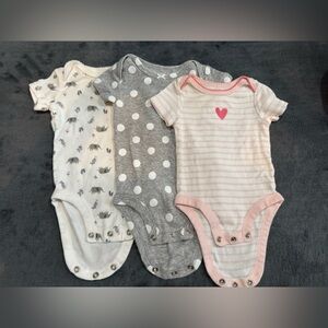 Carter's and Koalababy Baby Bodysuit Bundle of 3, size 0-3 months
